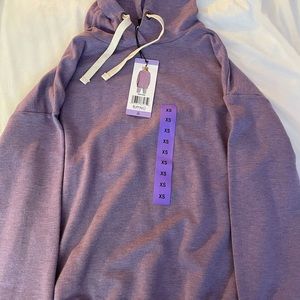 purple hoodie